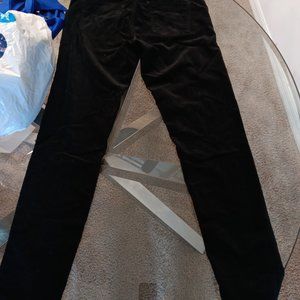 Black velour gap jeans size 6 Brand new
